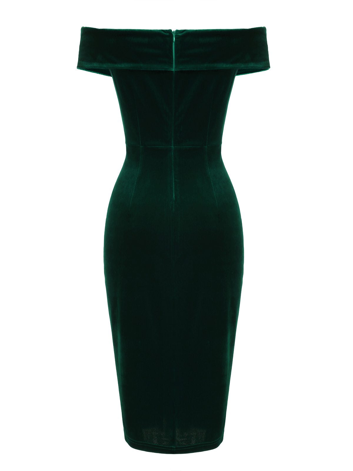 Vestido Ajustado De Terciopelo