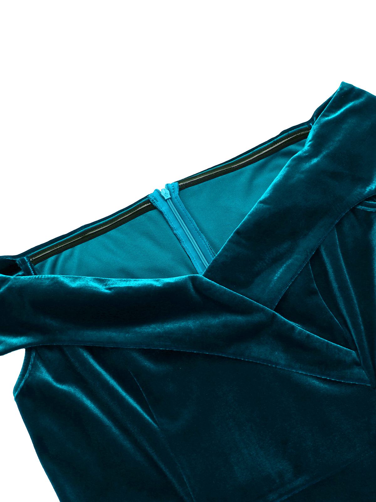 Vestido Ajustado De Terciopelo