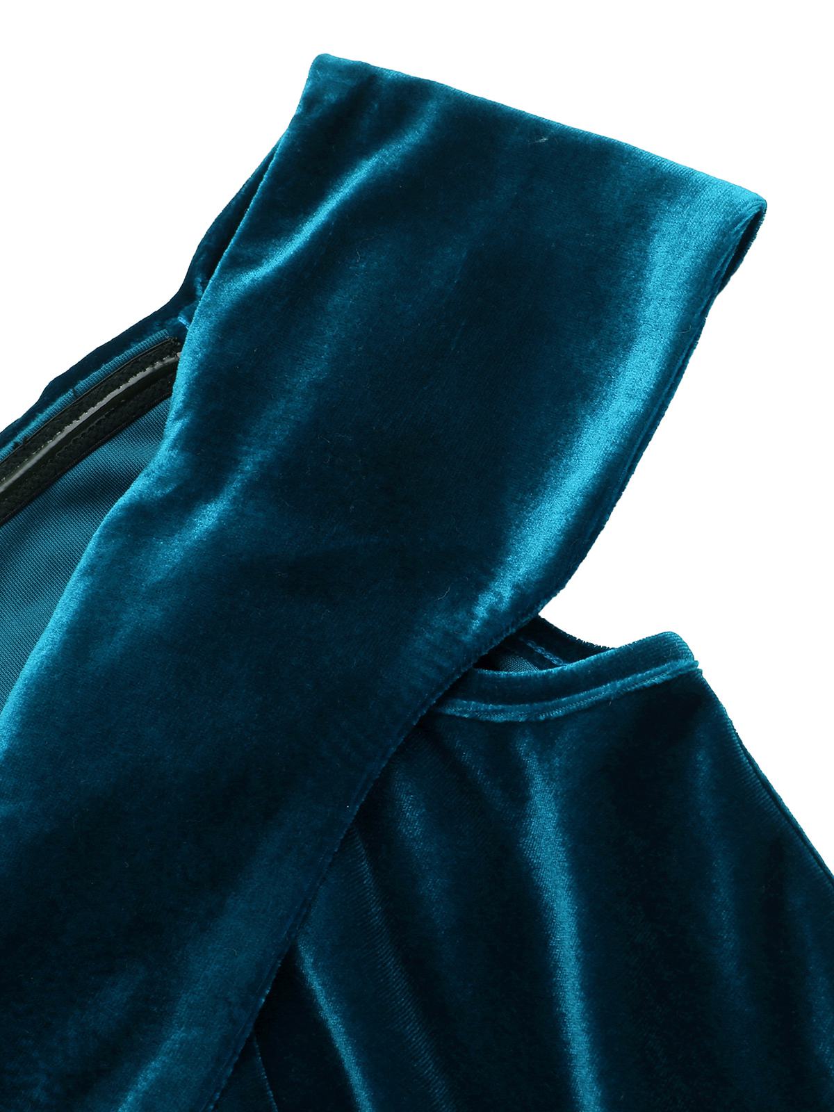 Vestido Ajustado De Terciopelo