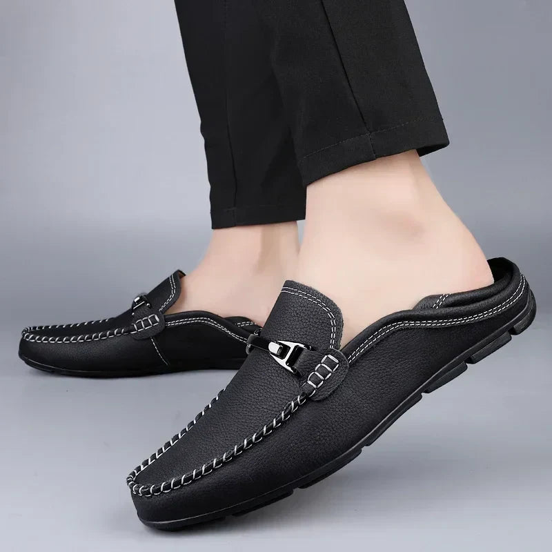 Mocassins Surpiqûres Contrastées