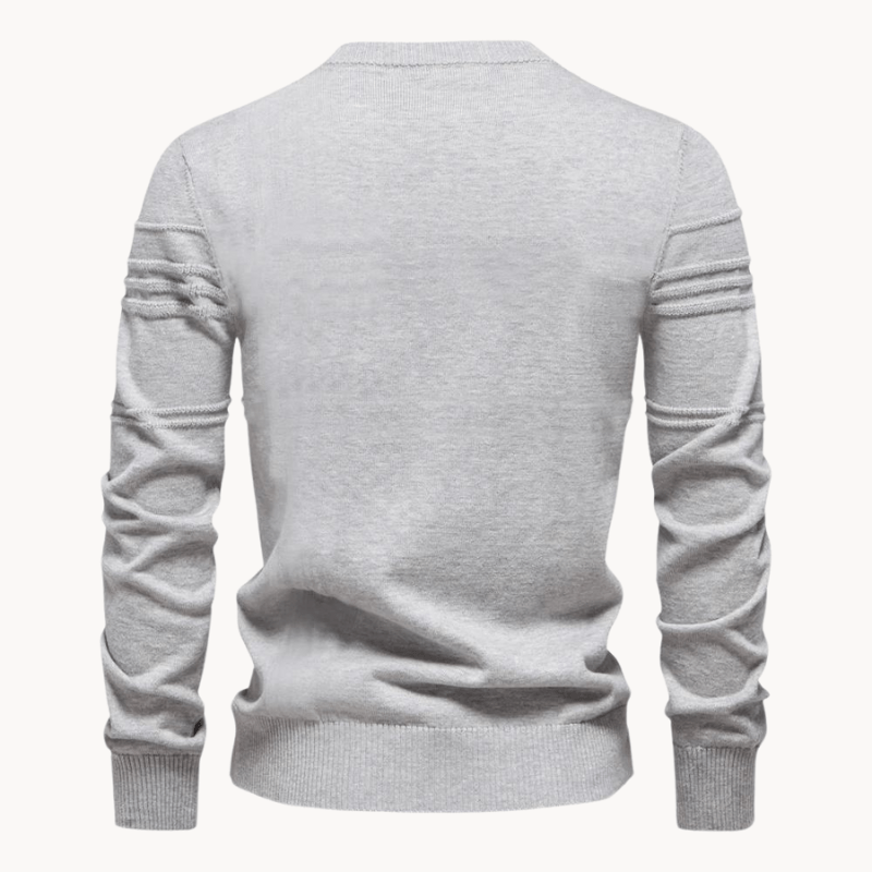 Elegante Jersey Con Diseño De Cuadros