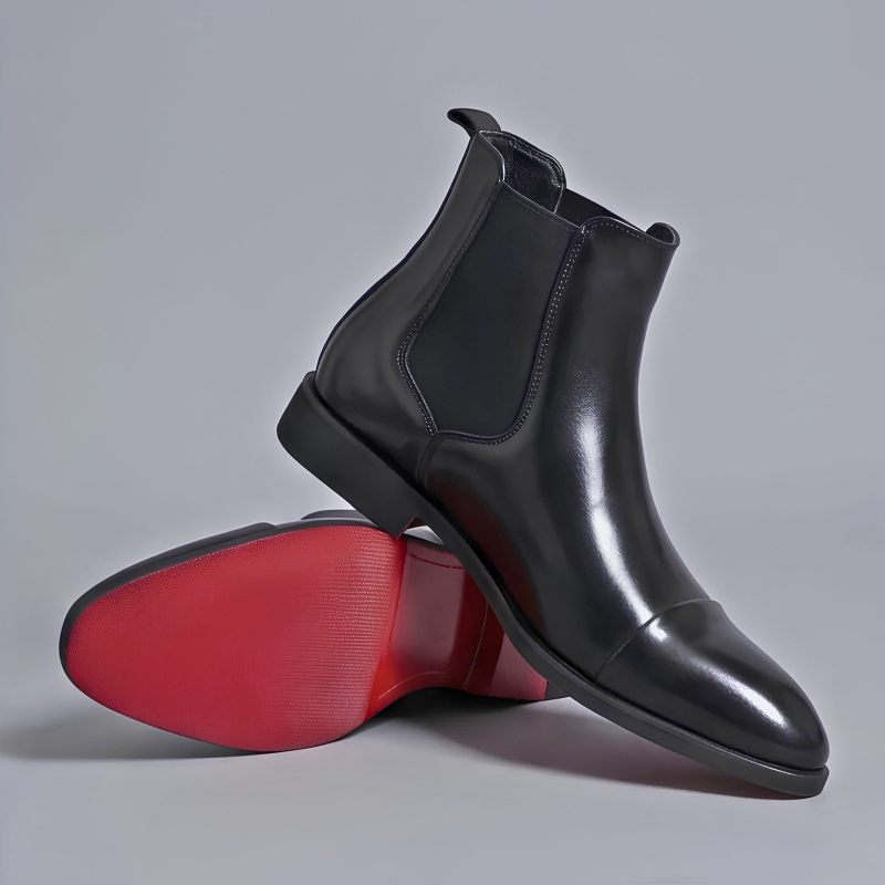Bottines Chelsea Semelle Rouge