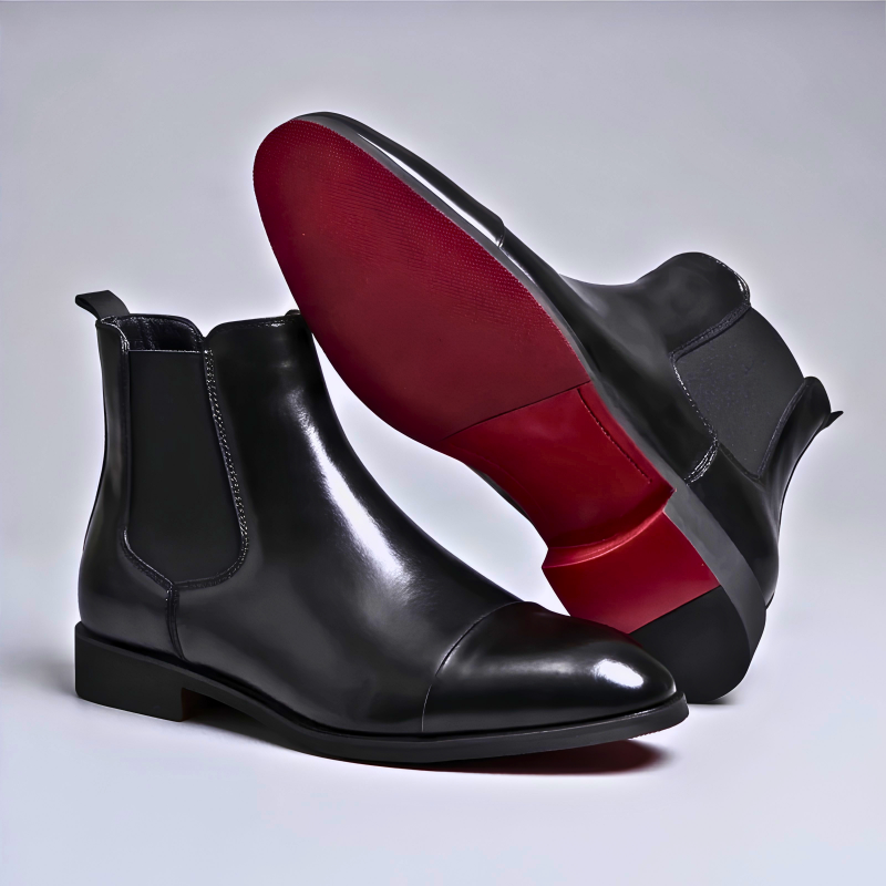Bottines Chelsea Semelle Rouge
