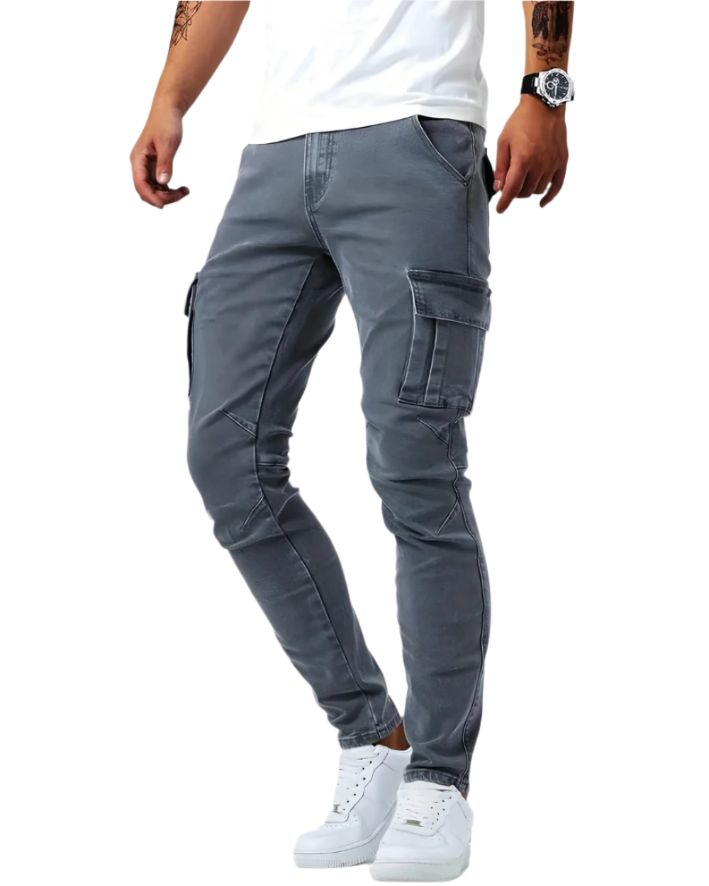 Pantalón Cargo Elástico Premium