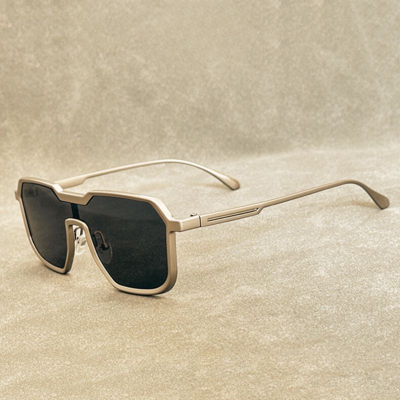 Lunettes de Soleil Masque Métal