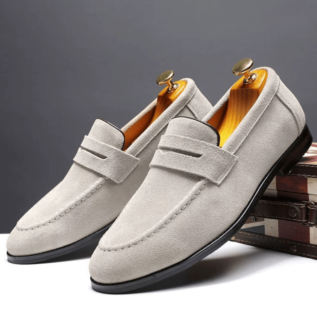 Mocassins Penny en Daim
