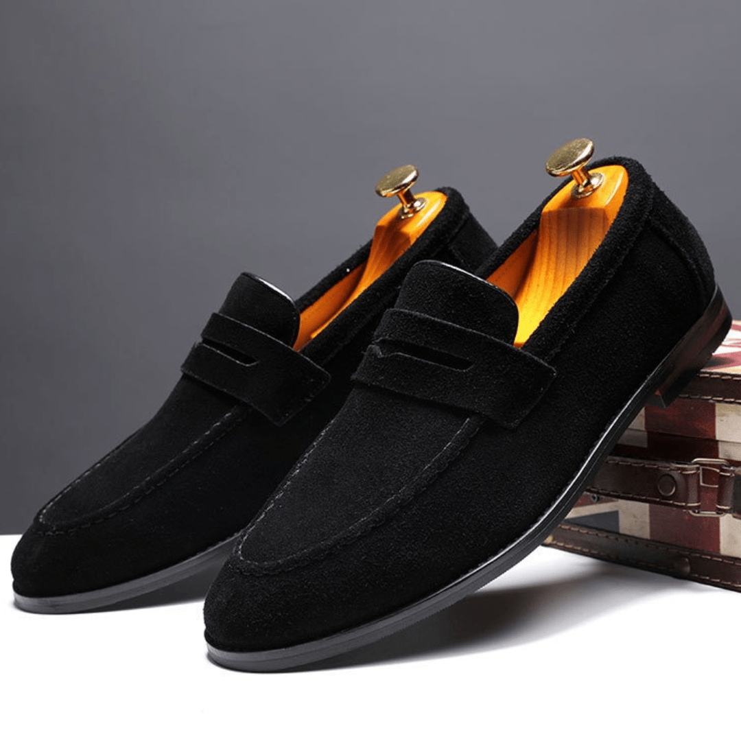 Mocassins Penny en Daim