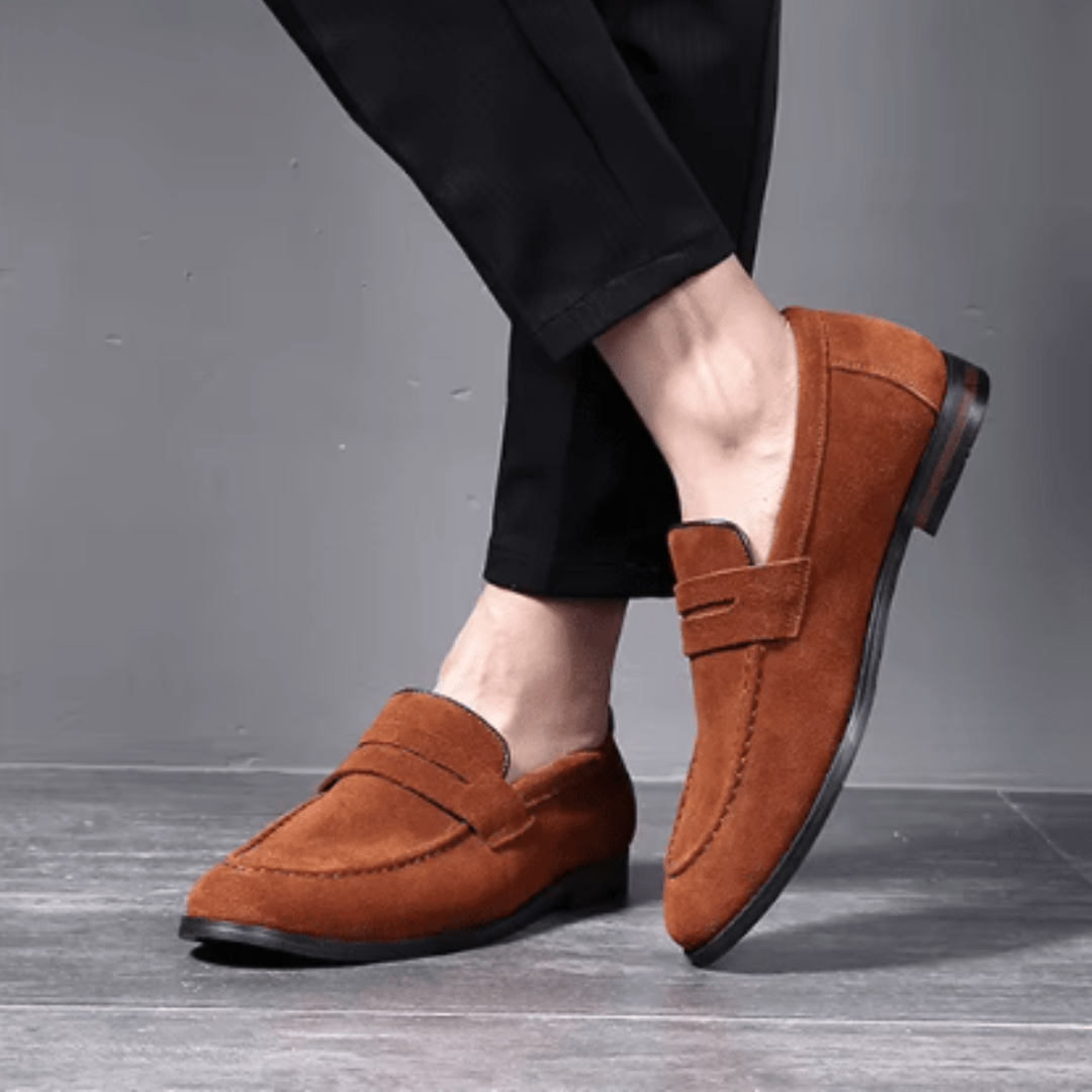Mocassins Penny en Daim