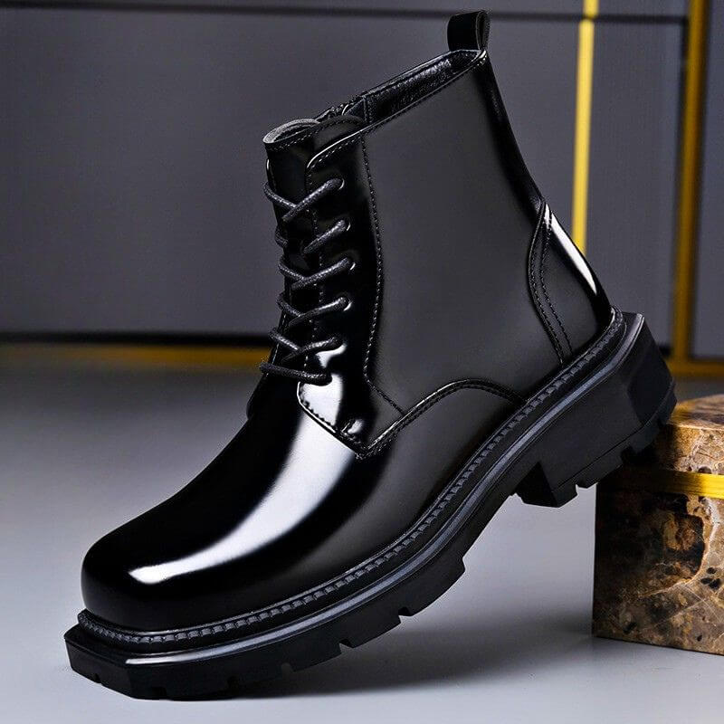 Bottines Vernies Semelle Crantée
