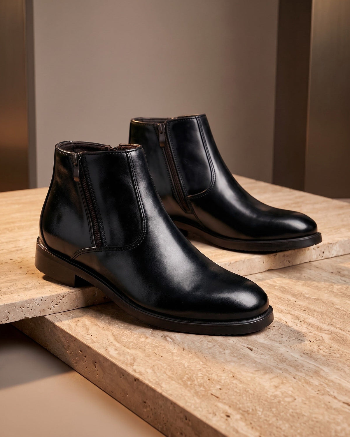 Bottines Zippées