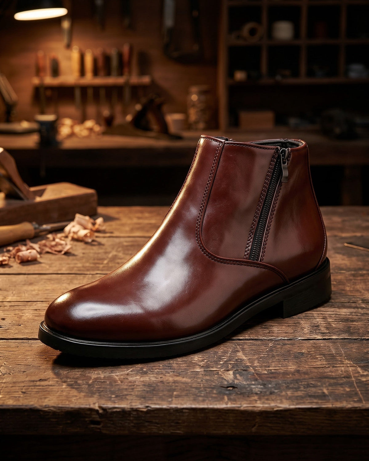 Bottines Zippées