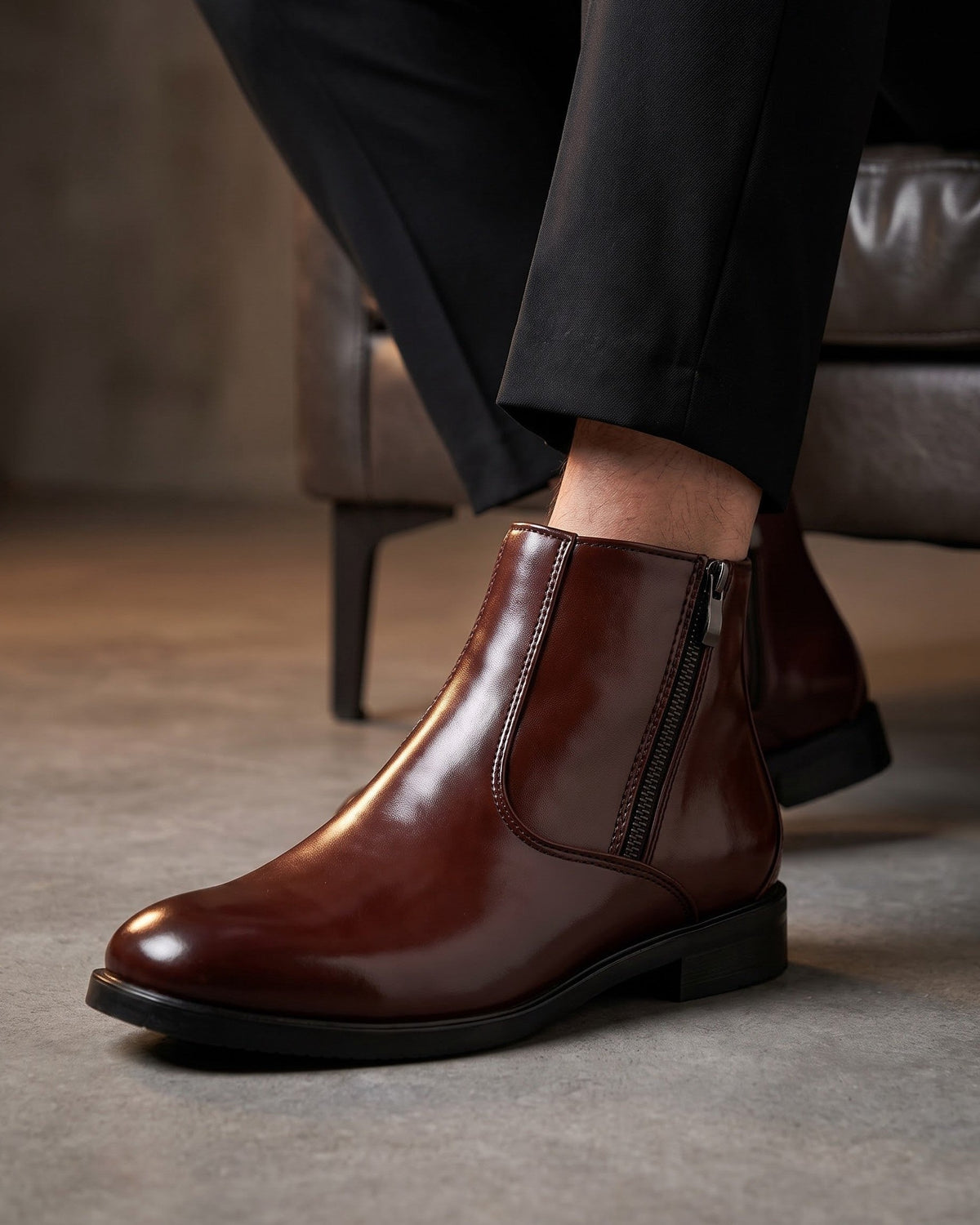 Bottines Zippées