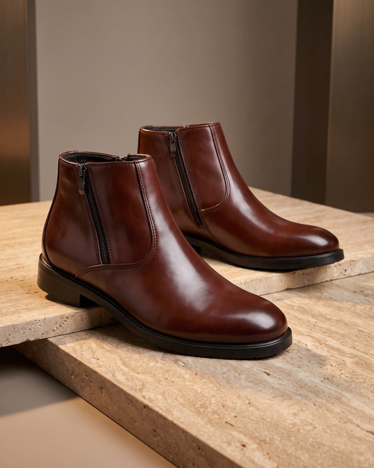 Bottines Zippées