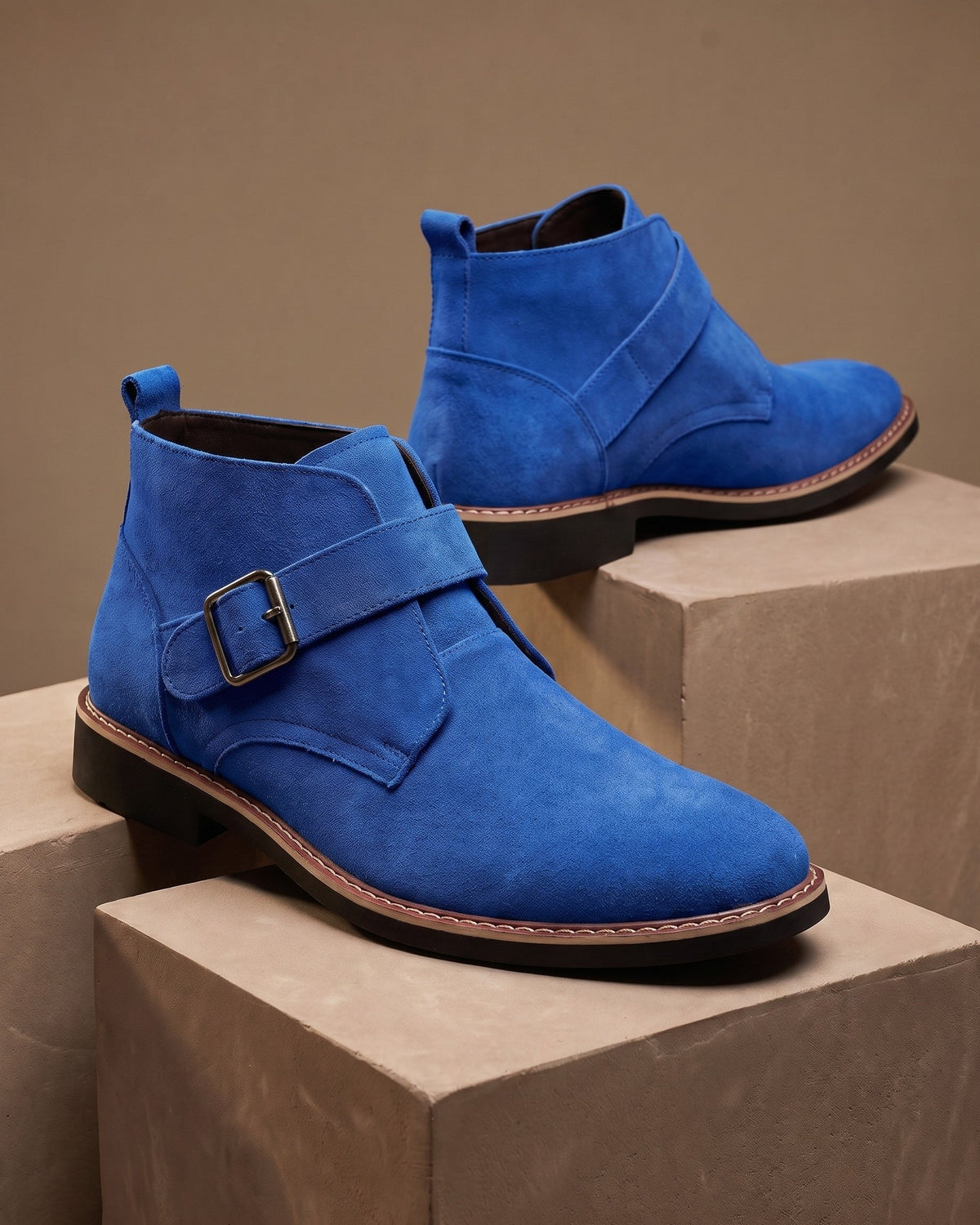 Bottines en Daim à Boucle
