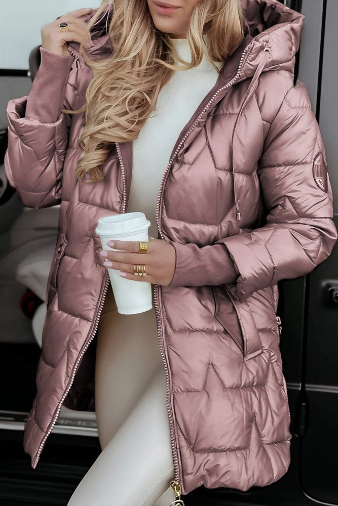Chaqueta Larga Acolchada Urbana