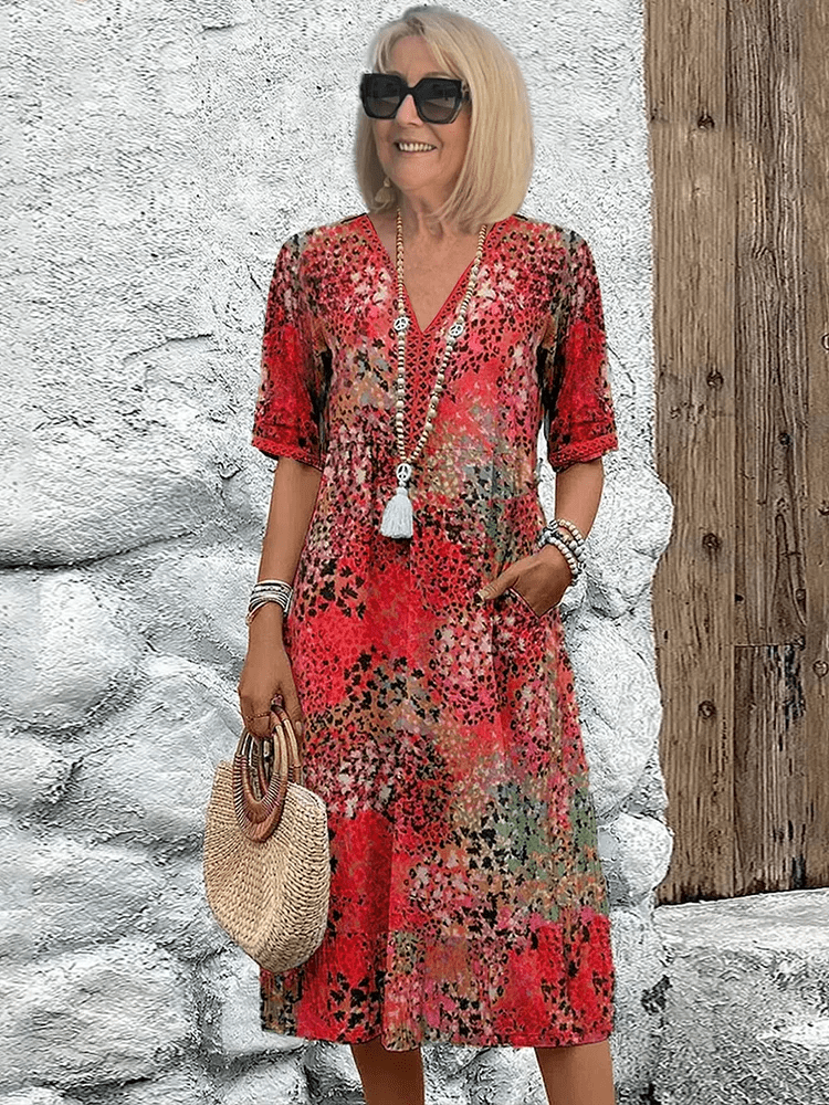 Vestido Midi Floral
