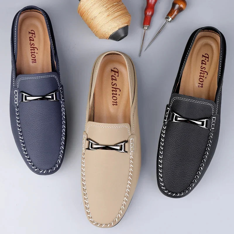 Mocassins Surpiqûres Contrastées