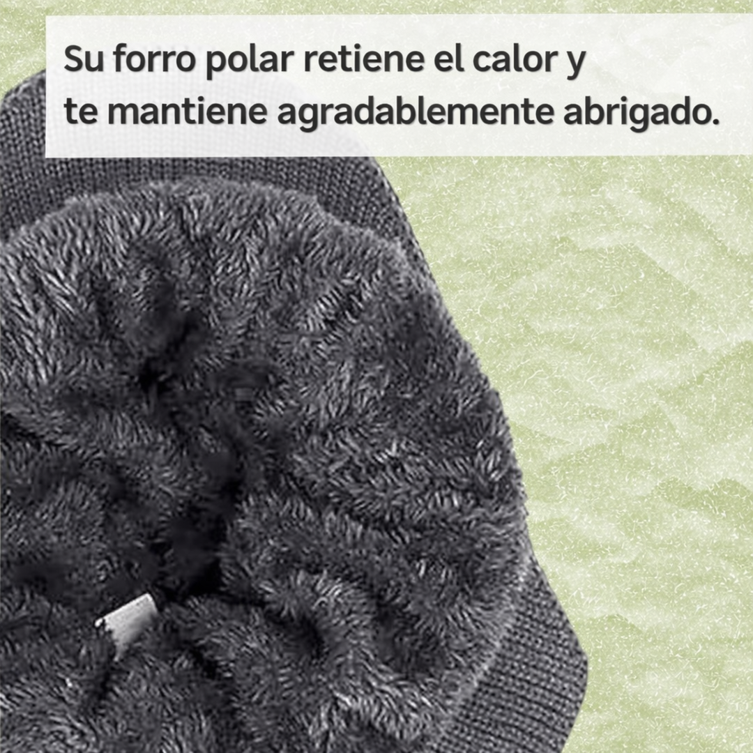 Gorro de Invierno Unisex con Protección para las Orejas