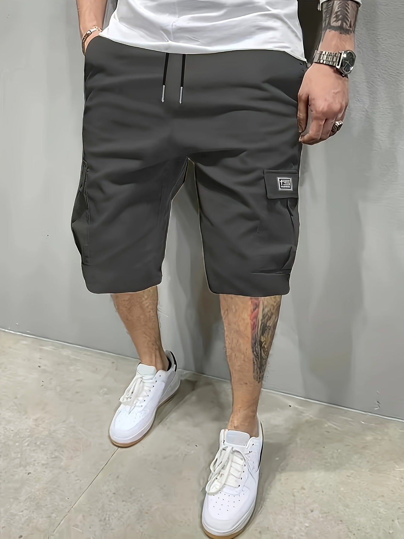 Pantalon cargo court