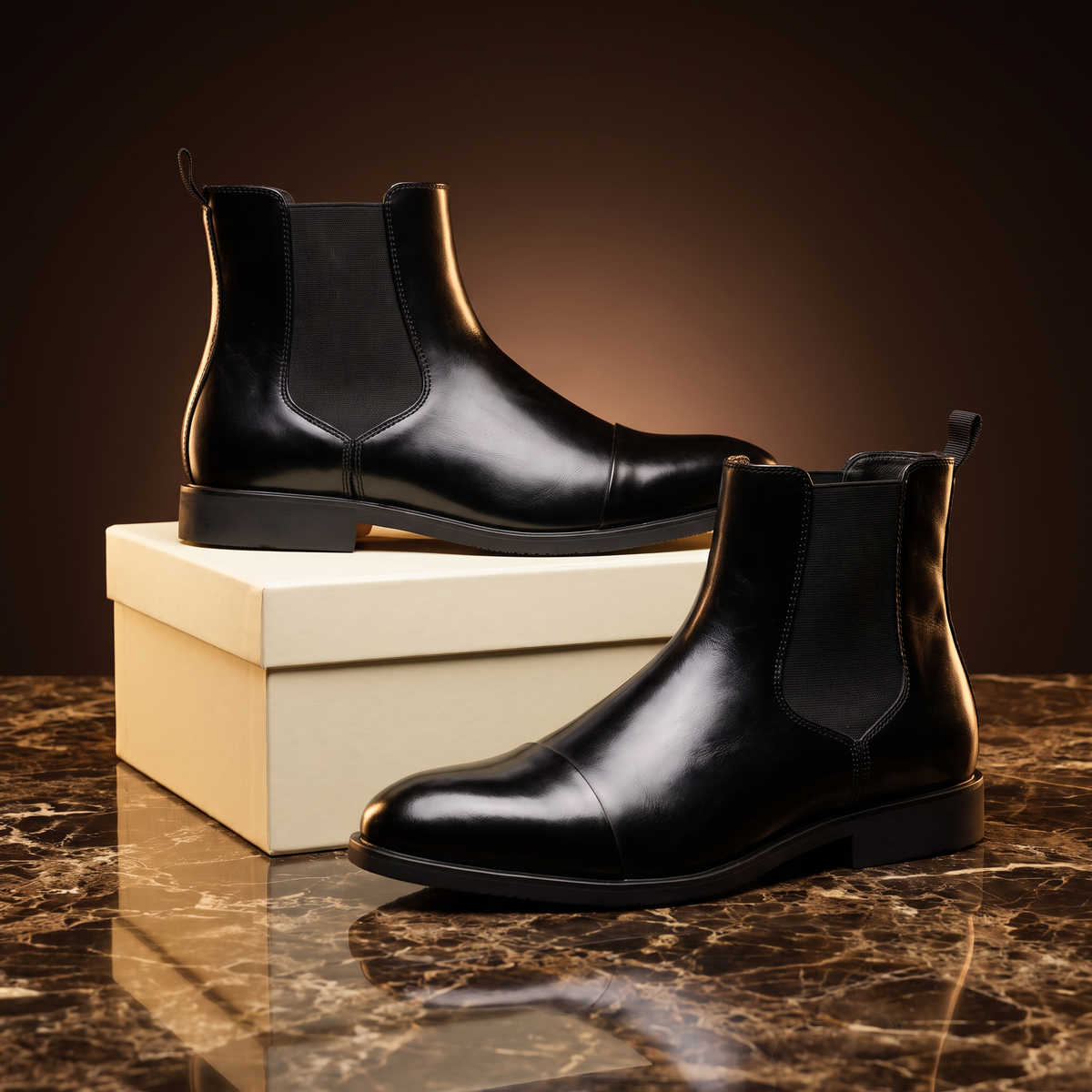 Bottines Chelsea Bout Rapporté