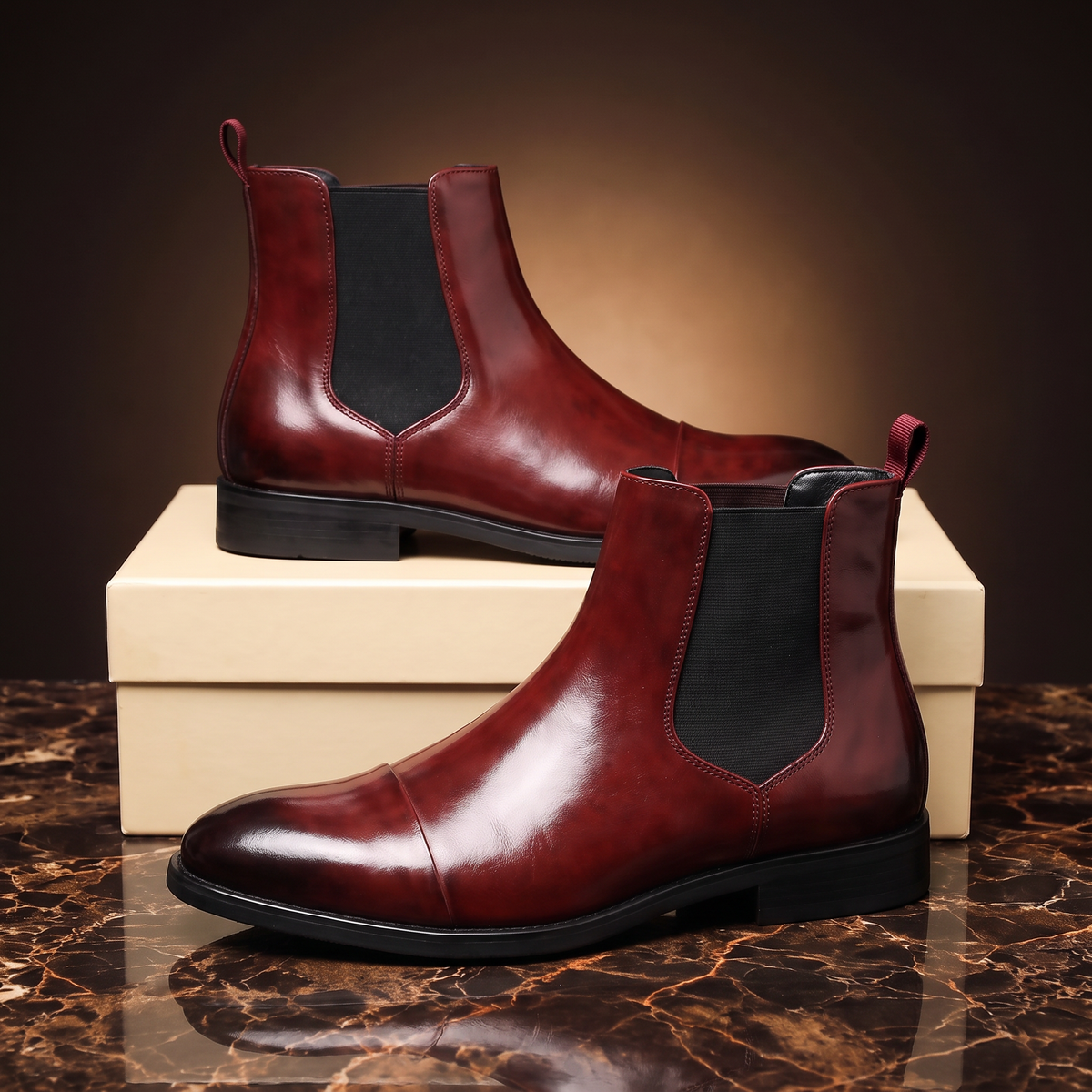 Bottines Chelsea Bout Rapporté