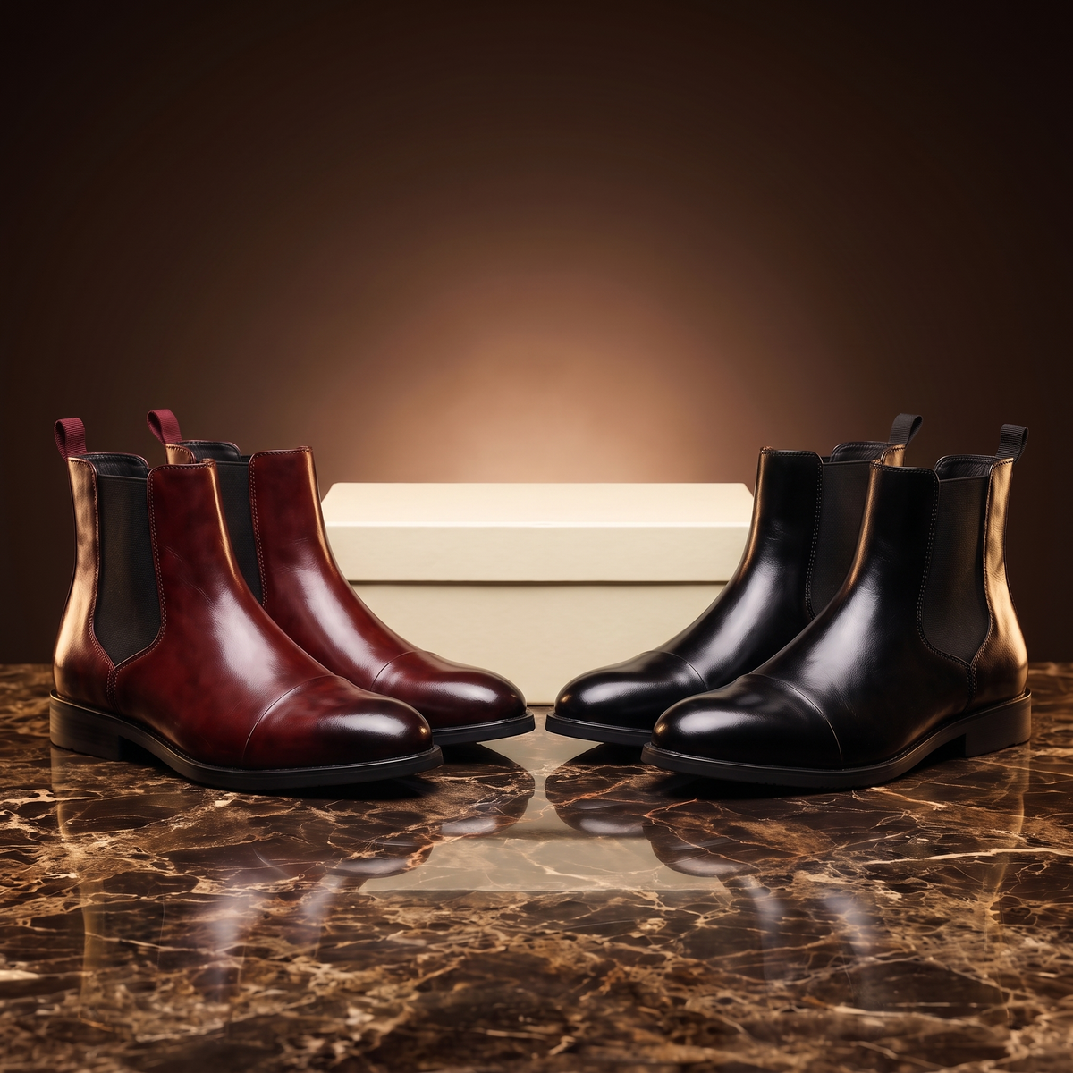 Bottines Chelsea Bout Rapporté