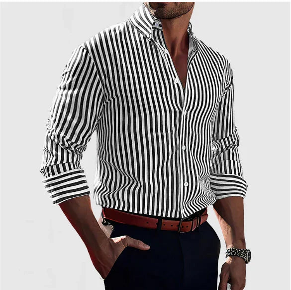 Camisa De Rayas Clásica
