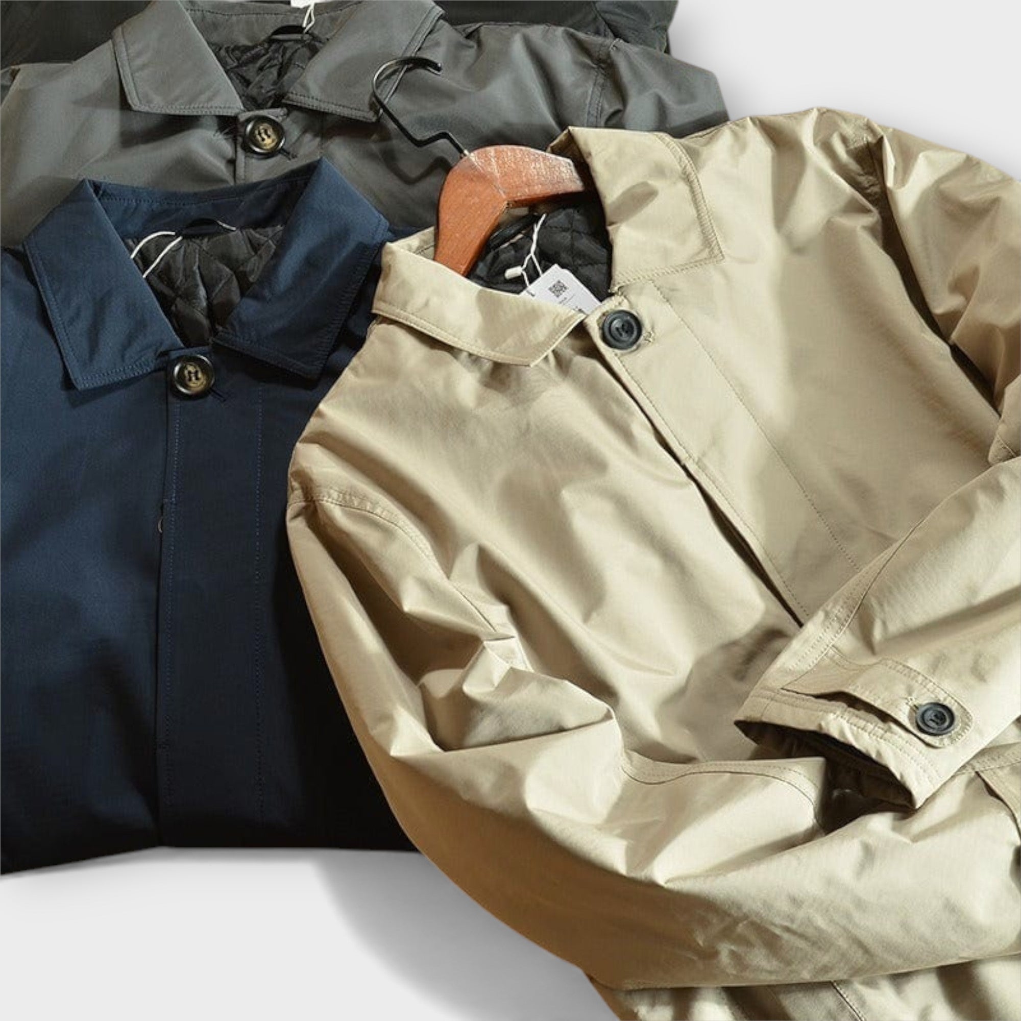 Manteau ajusté à coupe droite
