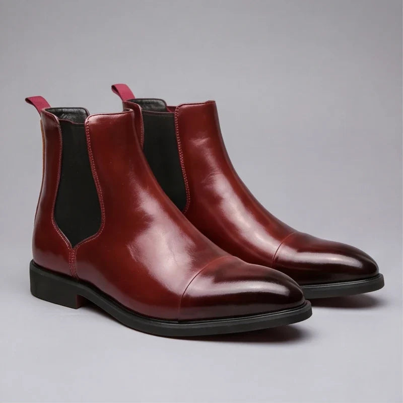Bottines Chelsea Semelle Rouge