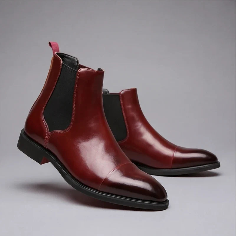Bottines Chelsea Semelle Rouge