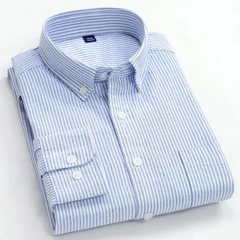 Camisa de Rayas De Algodón