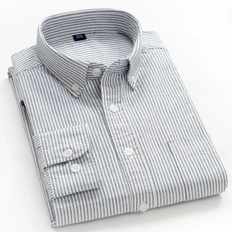 Camisa de Rayas De Algodón