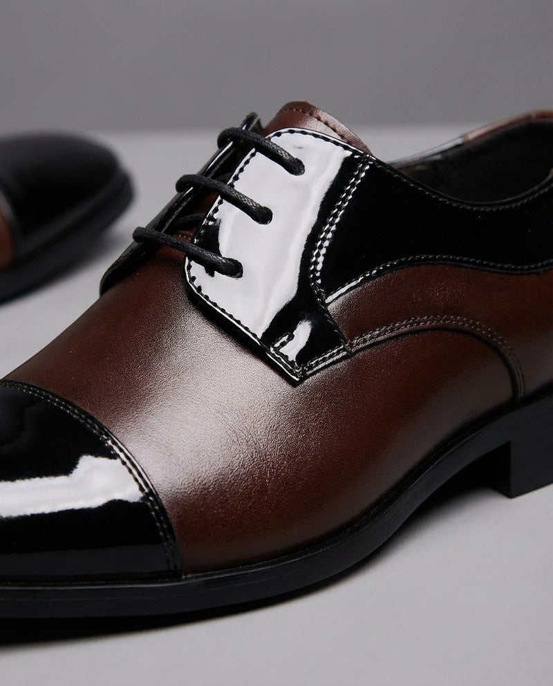 Derbies Bicolores Bout Verni