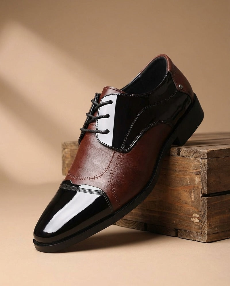 Derbies Bicolores Bout Verni